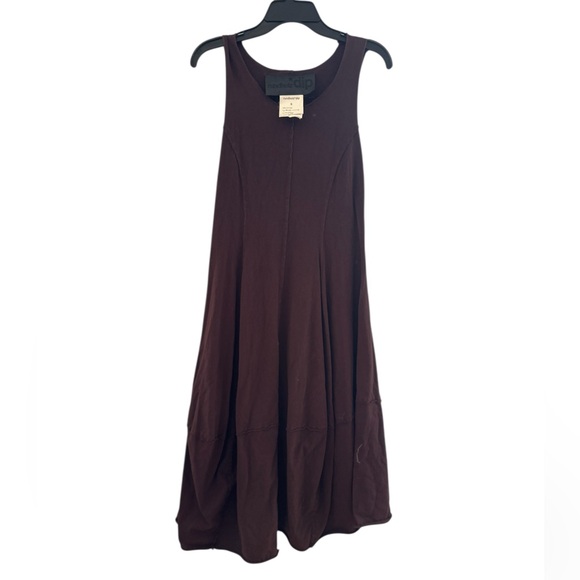 Rundholz Dresses & Skirts - RUNDHOLZ DIP Black label Brown Sleeveless Dress 100% Cotton Size Small